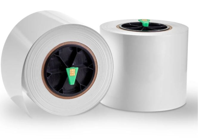 High Gloss BOPP Roll for IColor 250 - Non Die Cut (4.75 in X 125 ft) (121mm x 38.1 m) 2 pack