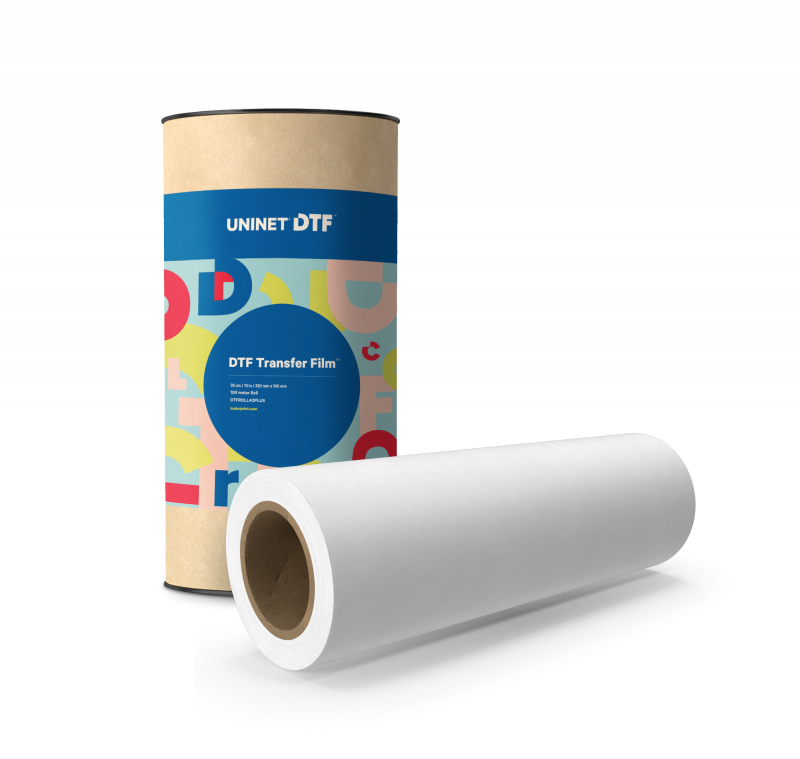 Uninet DTF Triple Coated Warm/Cold Transfer Film Roll - 13 in x 328 ft (330mm x 100m)