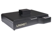 Black UNINET device on a white background